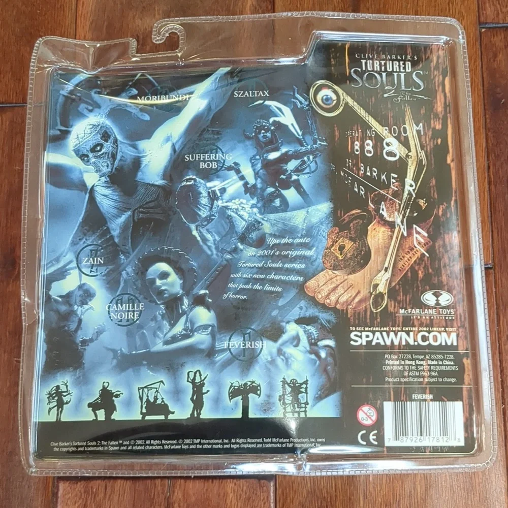 2002 McFarlane toys Clive Barker's Tortured Souls 2 the Fallen Feverish Figure - Picture 2 of 5